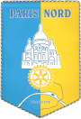 Fanion du Rotary-club de Paris-Nord